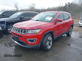 2019 Jeep Compass Limited with VIN 3C4NJCCB9KT793600, listed as a IAAI auction lot 41558619 with 75,682 mi miles. Bid and sale history available at carsss.com. Image 2.