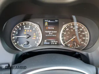 2023 Infiniti Q50 Luxe with VIN JN1EV7BP5PM510392, listed as a Copart auction lot 88456145 with 12,678 mi miles and Salvage Title. Bid and sale history available at DreamBid. Image 9.