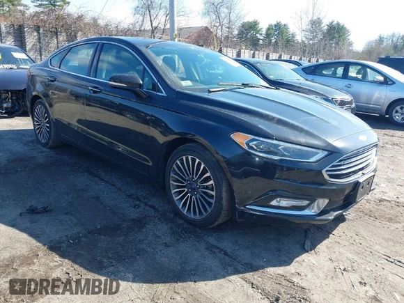 2017 Ford Fusion Titanium with VIN 3FA6P0K91HR124636, listed as a IAAI auction lot 41825469 with 47,889 mi miles. Bid and sale history available at carsss.com. Image 1.