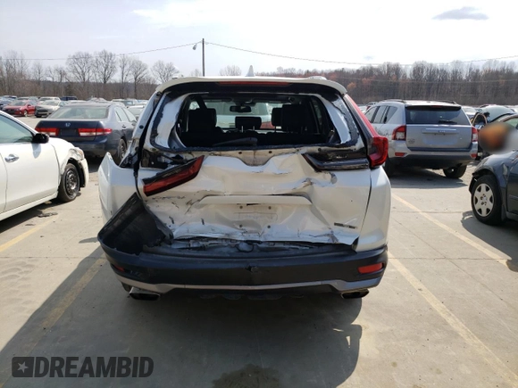 2020 Honda CR-V Touring with VIN 2HKRW1H90LH401974, listed as a Copart auction lot 48937355 with 82,617 mi miles and Salvage Title. Bid and sale history available at carsss.com. Image 6.