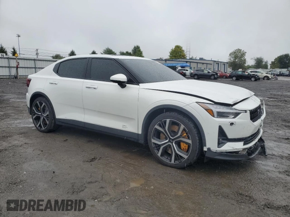 2021 Polestar 2 Launch Edition with VIN LPSED3KA2ML017218, listed as a Copart auction lot 73295444 with 33,808 mi miles and Salvage Title. Bid and sale history available at carsss.com. Image 4.