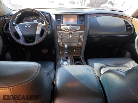 2017 Infiniti QX80 z VIN JN8AZ2NF0H9640689, wystawiony jako Copart lot #41793585 z przebiegiem 176 473 mil mil oraz Szkoda całkowita • Salvage title. Historia ofert i sprzedaży dostępna na DreamBid. Obrazek 8.