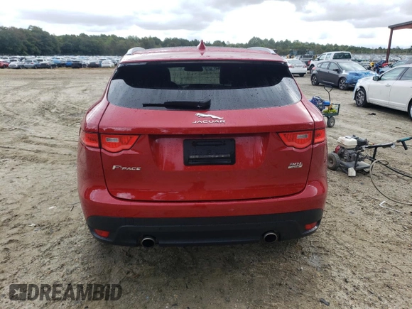 2018 Jaguar F-Pace 30t Portfolio with VIN SADCN2GX3JA288772, listed as a Copart auction lot 73749634 with 72,754 mi miles and Salvage title. Bid and sale history available at DreamBid. Image 6.