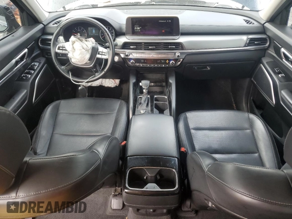 2022 Kia Telluride LX with VIN 5XYP24HCXNG222805, listed as a Copart auction lot 44825665 with 85,316 mi miles and Salvage title. Bid and sale history available at DreamBid. Image 8.