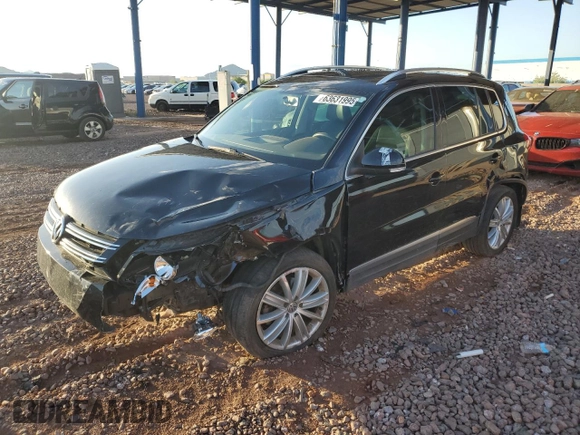 2015 Volkswagen Tiguan SEL with VIN WVGAV7AX2FW524276, listed as a Copart auction lot 63631995 with 87,284 mi miles and Salvage title. Bid and sale history available at DreamBid. Image 1.