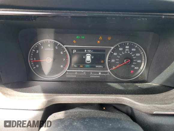 2023 Kia Sorento EX z VIN 5XYRH4LFXPG203750, wystawiony jako Copart lot #54191305 z przebiegiem 54 320 mil mil oraz Szkoda całkowita • Salvage title. Historia ofert i sprzedaży dostępna na DreamBid. Obrazek 9.