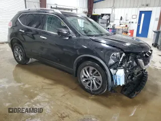 2016 Nissan Rogue S with VIN JN8AT2MV1GW131236, listed as a Copart auction lot 52955615 with 94,395 mi miles and Salvage Title. Bid and sale history available at carsss.com. Image 4.