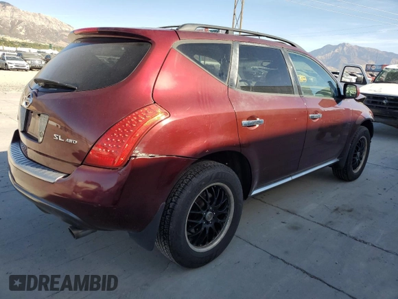 2006 Nissan Murano SE with VIN JN8AZ08W76W546209, listed as a Copart auction lot 74015114 with 201,431 mi miles and Salvage Title. Bid and sale history available at carsss.com. Image 3.
