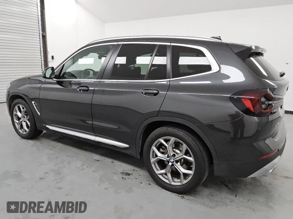 2024 BMW X3 sDrive30i with VIN 5UX43DP03R9W14974, listed as a Copart auction lot 49742925 with 21,256 mi miles and Clean Title. Bid and sale history available at DreamBid. Image 2.