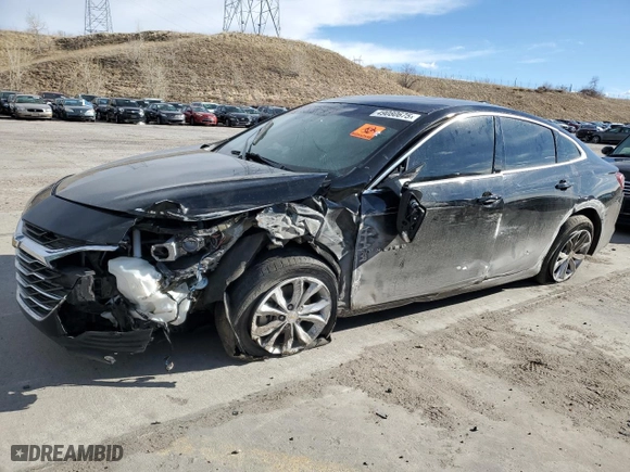 2022 Chevrolet Malibu LT with VIN 1G1ZD5ST3NF143912, listed as a Copart auction lot 49080675 with 0 mi miles and Salvage Title. Bid and sale history available at carsss.com. Image 1.