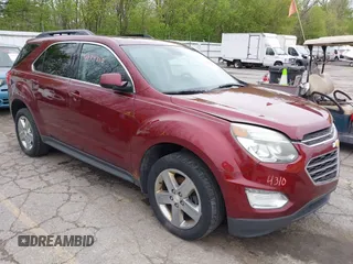 2016 Chevrolet Equinox LT with VIN 2GNFLFEK7G6187020, listed as a IAAI auction lot 42174310 with 144,441 mi miles and . Bid and sale history available at carsss.com. Image 1.