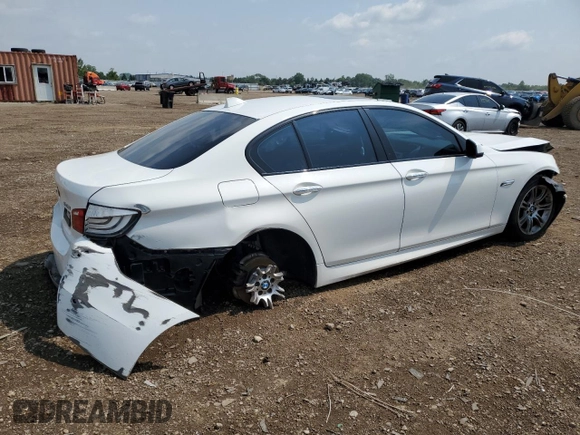 2013 BMW 5 Series 528i xDrive with VIN WBAXH5C59DD114652, listed as a Copart auction lot 59970575 with Not provided miles and Salvage title. Bid and sale history available at DreamBid. Image 3.