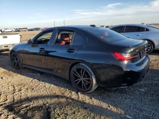 2023 BMW 3 Series 330i xDrive with VIN 3MW89FF08P8D10039, listed as a Copart auction lot 43472935 with 0 mi miles and Salvage Title. Bid and sale history available at carsss.com. Image 2.