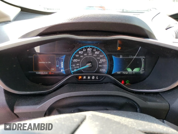 2017 Ford C-Max Energi SE with VIN 1FADP5EUXHL108664, listed as a Copart auction lot 63443913 with 104,634 mi miles. Bid and sale history available at carsss.com. Image 9.