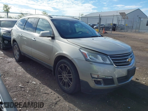 2015 Chevrolet Traverse LT with VIN 1GNKVGKD6FJ218604, listed as a IAAI auction lot 42142500 with 181,653 mi miles and . Bid and sale history available at DreamBid. Image 1.