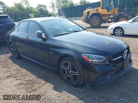 2021 Mercedes-Benz C 300 with VIN W1KWF8EB3MR651714, listed as a IAAI auction lot 42439298 with 56,714 mi miles and . Bid and sale history available at DreamBid. Image 1.