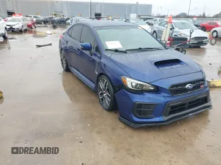 2020 Subaru WRX STI with VIN JF1VA2E64L9825170, listed as a IAAI auction lot 41536763 with 31,655 mi miles. Bid and sale history available at carsss.com. Image 1.