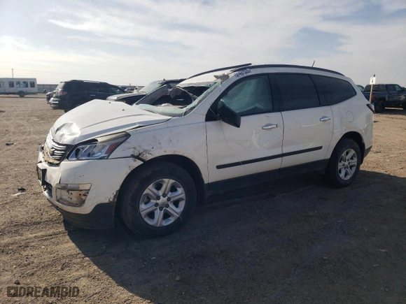 2015 Chevrolet Traverse LS with VIN 1GNKRFKD4FJ244052, listed as a Copart auction lot 51437555 with 0 mi miles and Salvage Title. Bid and sale history available at carsss.com. Image 1.