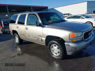 2001 GMC Yukon SLT with VIN 1GKEK13T11R168999, listed as a IAAI auction lot 41778926 with 163,388 mi miles. Bid and sale history available at carsss.com. Image 1.