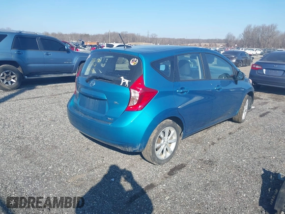 2014 Nissan Note SV with VIN 3N1CE2CP2EL426661, listed as a IAAI auction lot 41665915 with 59,873 mi miles and . Bid and sale history available at DreamBid. Image 4.