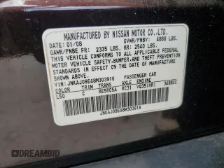 2008 Infiniti EX Journey z VIN JNKAJ09E48M303916, wystawiony jako Copart lot #54408335 z przebiegiem Nie podano mil oraz Nie do naprawy. Historia ofert i sprzedaży dostępna na DreamBid. Obrazek 12.