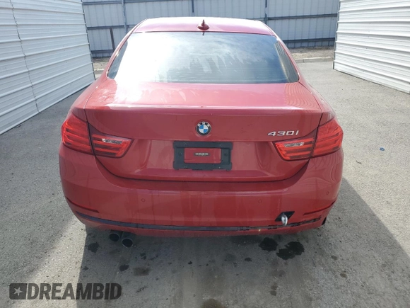 2017 BMW 4 Series 430i with VIN WBA4R7C59HK876327, listed as a Copart auction lot 52001395 with 89,834 mi miles and Salvage Title. Bid and sale history available at DreamBid. Image 6.