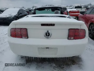 2007 Ford Mustang Deluxe with VIN 1ZVFT84N975330400, listed as a Copart auction lot 87208114 with 159,369 mi miles and Salvage title. Bid and sale history available at DreamBid. Image 6.