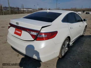 2016 Hyundai Azera with VIN KMHFG4JG3GA507628, listed as a Copart auction lot 50643975 with 108,458 mi miles and Salvage Title. Bid and sale history available at carsss.com. Image 3.
