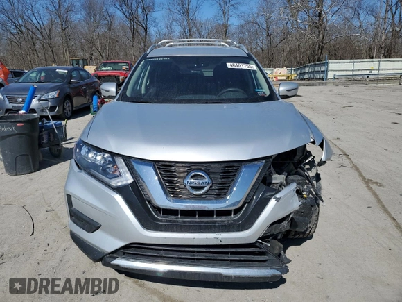2017 Nissan Rogue S with VIN JN8AT2MV8HW020443, listed as a Copart auction lot 48401755 with 120,109 mi miles and Salvage Title. Bid and sale history available at carsss.com. Image 5.