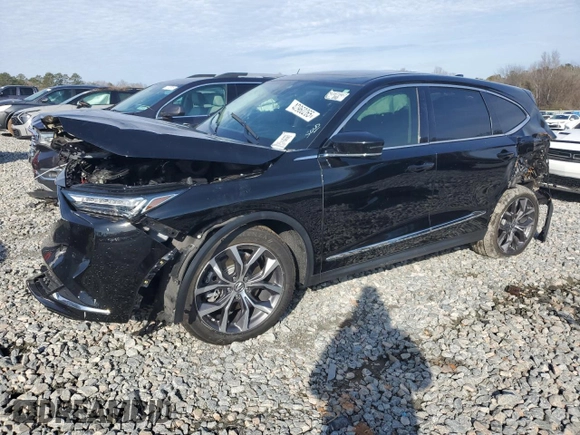 2022 Acura MDX Technology z VIN 5J8YD9H42NL010491, wystawiony jako Copart lot #42960265 z przebiegiem Nie podano mil oraz Szkoda całkowita • Salvage title. Historia ofert i sprzedaży dostępna na DreamBid. Obrazek 1.
