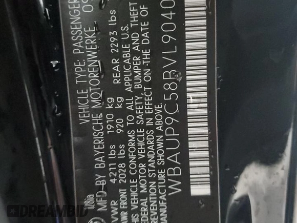 2011 BMW 1 Series 128i with VIN WBAUP9C58BVL90406, listed as a Copart auction lot 88237875 with 102,661 mi miles and Salvage title. Bid and sale history available at DreamBid. Image 12.