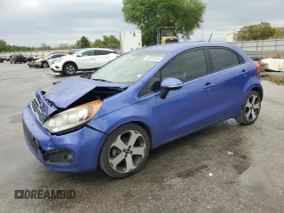 2013 Kia Rio SX with VIN KNADN5A33D6243634, listed as a Copart auction lot 48004765 with 112,183 mi miles and Salvage Title. Bid and sale history available at carsss.com. Image 1.