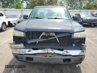 2005 Chevrolet Silverado 1500 Work Truck with VIN 1GCEC14XX5Z204219, listed as a Copart auction lot 60194575 with 198,381 mi miles and Salvage title. Bid and sale history available at DreamBid. Image 5.