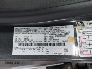 2019 Ford Fiesta SE with VIN 3FADP4BJ6KM124449, listed as a IAAI auction lot 41845317 with 66,416 mi miles. Bid and sale history available at carsss.com. Image 9.