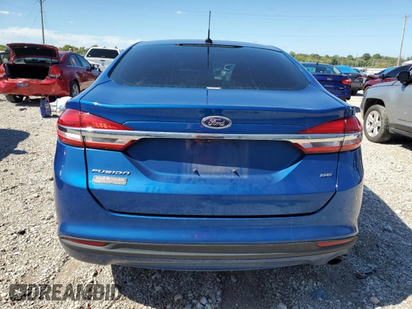2017 Ford Fusion SE with VIN 3FA6P0H75HR158732, listed as a Copart auction lot 70802654 with 103,662 mi miles and Salvage Title. Bid and sale history available at carsss.com. Image 6.
