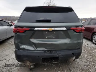 2022 Chevrolet Traverse LT Leather with VIN 1GNERHKW2NJ100475, listed as a Copart auction lot 81515424 with 54,246 mi miles and Salvage Title. Bid and sale history available at carsss.com. Image 6.