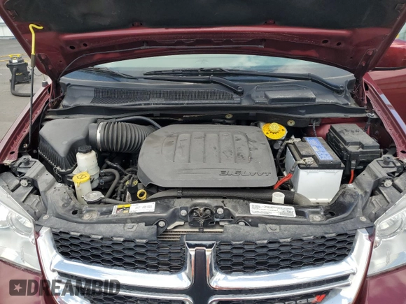 2019 Dodge Grand Caravan SXT with VIN 2C4RDGCGXKR807759, listed as a Copart auction lot 56098575 with 119,268 mi miles and Salvage Title. Bid and sale history available at DreamBid. Image 12.