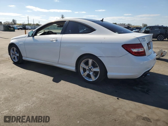 2014 Mercedes-Benz C 250 with VIN WDDGJ4HB7EG291559, listed as a Copart auction lot 51951685 with 72,773 mi miles and Salvage Title. Bid and sale history available at DreamBid. Image 2.