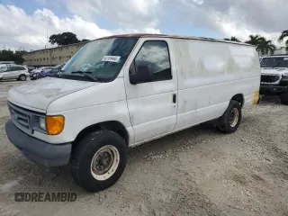 2006 Ford Econoline Cargo Commercial with VIN 1FTNS24W46HA45866, listed as a Copart auction lot 42109465 with 203,751 mi miles and Clean Title. Bid and sale history available at DreamBid. Image 1.