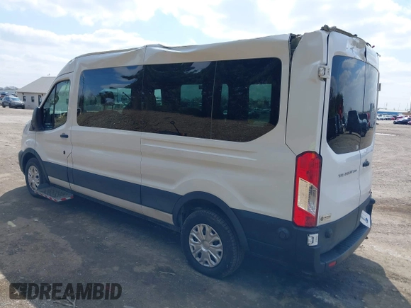 2021 Ford Transit Cargo with VIN 1FTBR1C85MKA66513, listed as a IAAI auction lot 42016528 with 18,174 mi miles and . Bid and sale history available at DreamBid. Image 3.