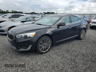 2014 Kia Cadenza Limited with VIN KNALN4D74E5141092, listed as a Copart auction lot 73881314 with 0 mi miles and Salvage Title. Bid and sale history available at carsss.com. Image 1.