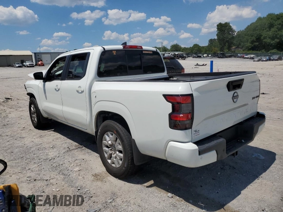 2022 Nissan Frontier SV with VIN 1N6ED1EK2NN671977, listed as a Copart auction lot 63064514 with 38,416 mi miles and Salvage Title. Bid and sale history available at carsss.com. Image 2.