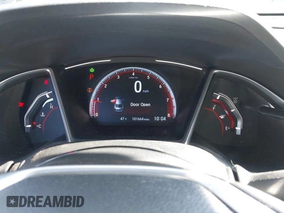 2019 Honda Civic Sport with VIN 19XFC2F80KE033598, listed as a IAAI auction lot 41732698 with 101,664 mi miles and . Bid and sale history available at DreamBid. Image 7.
