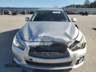 2014 Infiniti Q50 Premium with VIN JN1BV7AP8EM689674, listed as a Copart auction lot 49543755 with 158,499 mi miles and Salvage Title. Bid and sale history available at carsss.com. Image 5.