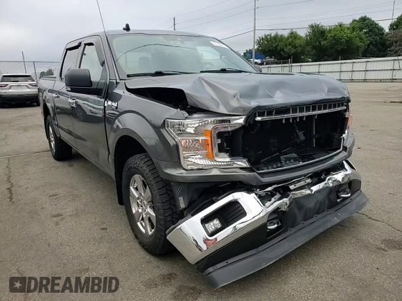 2019 Ford F-150 XL with VIN 1FTEW1E41KFC39126, listed as a Copart auction lot 61358815 with 43,765 mi miles and Salvage title. Bid and sale history available at DreamBid. Image 13.