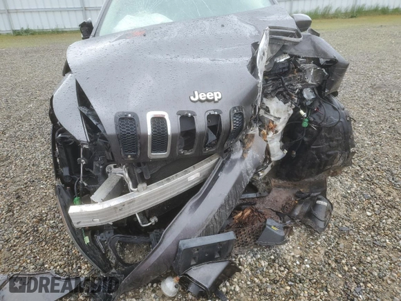 2014 Jeep Cherokee Latitude with VIN 1C4PJMCS7EW297014, listed as a Copart auction lot 48850285 with 0 mi miles and Salvage Title. Bid and sale history available at carsss.com. Image 13.