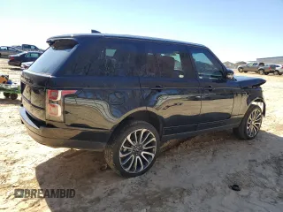 2018 Land Rover Range Rover HSE with VIN SALGS2RKXJA381482, listed as a Copart auction lot 45715265 with 74,578 mi miles and Non repairable. Bid and sale history available at DreamBid. Image 3.