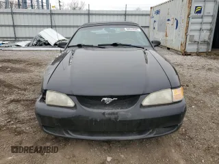 1996 Ford Mustang GT with VIN 1FALP45X6TF145802, listed as a Copart auction lot 50532085 with 76,908 mi miles and Salvage Title. Bid and sale history available at carsss.com. Image 5.