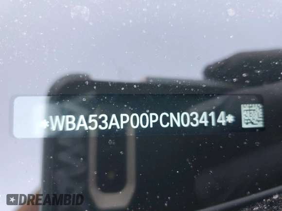 2023 BMW 4 Series 430i с VIN WBA53AP00PCN03414, выставлен на аукционе Copart как лот 81641014 с пробегом Не указан миль и Списание • Salvage title. История ставок и продаж доступна на DreamBid. Изображение 12.