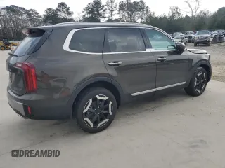 2024 Kia Telluride S with VIN 5XYP64GC0RG557762, listed as a Copart auction lot 43327125 with 2,407 mi miles and Salvage Title. Bid and sale history available at carsss.com. Image 3.